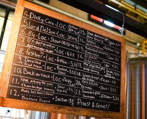 Bierkeuze bij de Loc Brewery Brewpub